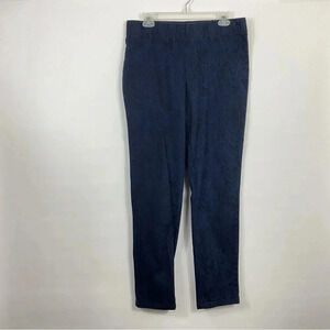 Soft Surroundings Floral Print Pull On Jeans Size Large